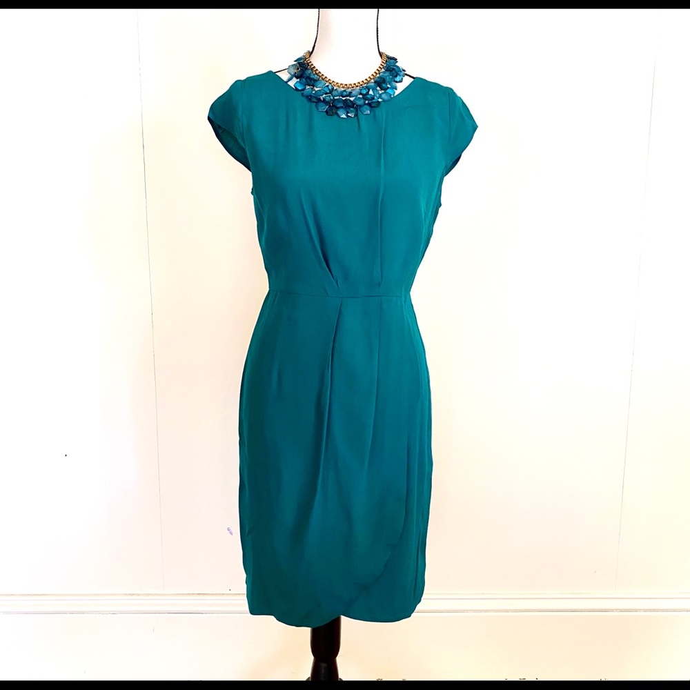 NWT Tinley Road teal cocktail dress size SMALL
